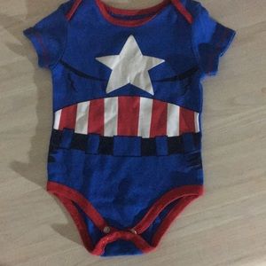 Marvel Captain America onesie 6-9 months